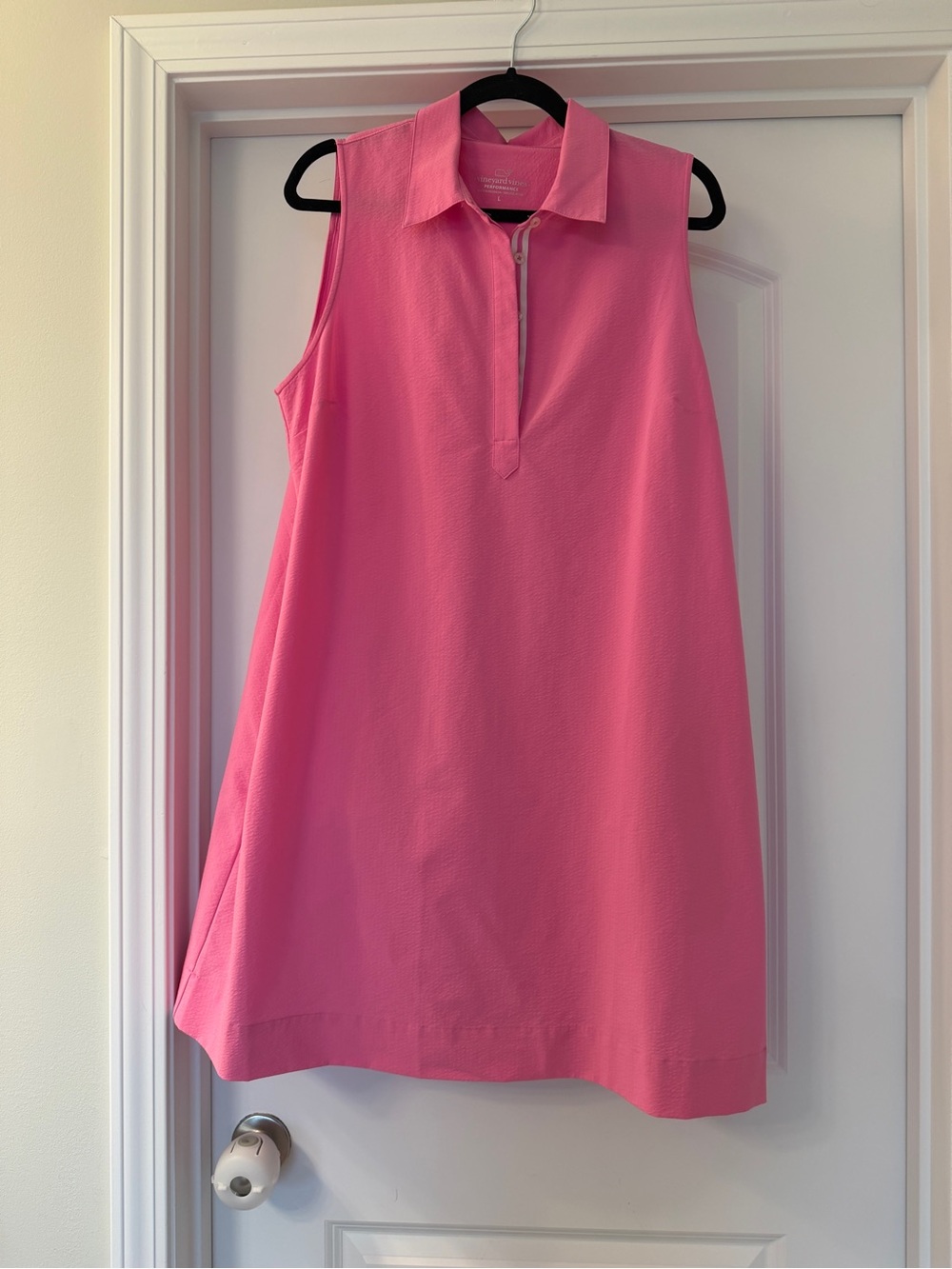 Vineyard Vines Like New Harbor Dress Pink seersucker dress
